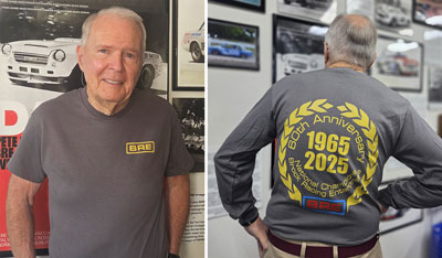 *NEW* BRE 60th Anniversary Wreath T-Shirt (long or short sleeves)