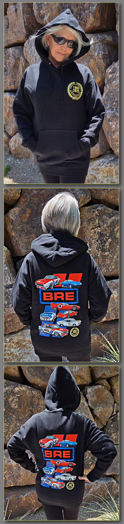 *NEW* 60th Anniversary Heavyweight Hoodie: The Cars of BRE