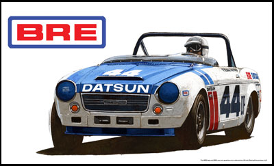 BRE Datsun 2000 Roadster 3' x 5' Banner @ $11/sq ft