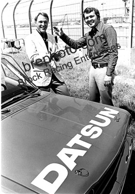SIGNED Dan Gurney Runs BRE Datsun 510 Pace Car at California 500